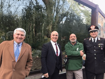 Animali, ambasciatore Israele visita Bioparco di Roma